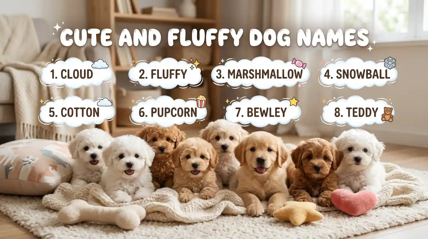 Cute and Fluffy Dog Names 