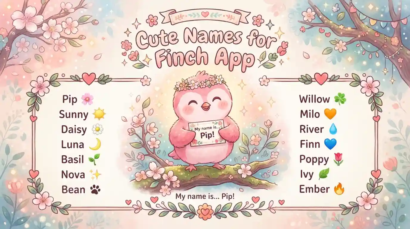 Cute Names for Finch App
