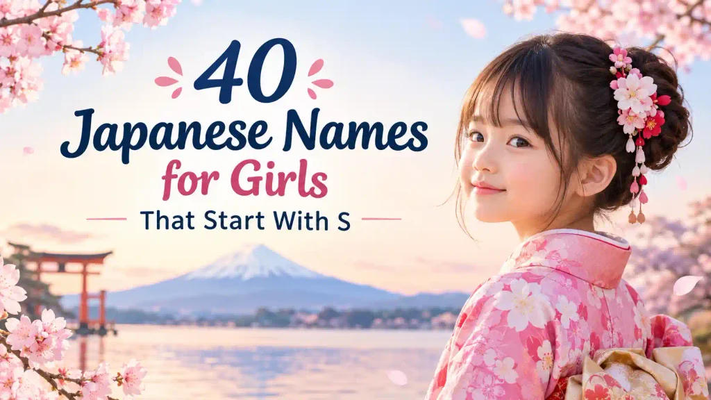 Japanese names for girls that start with s
