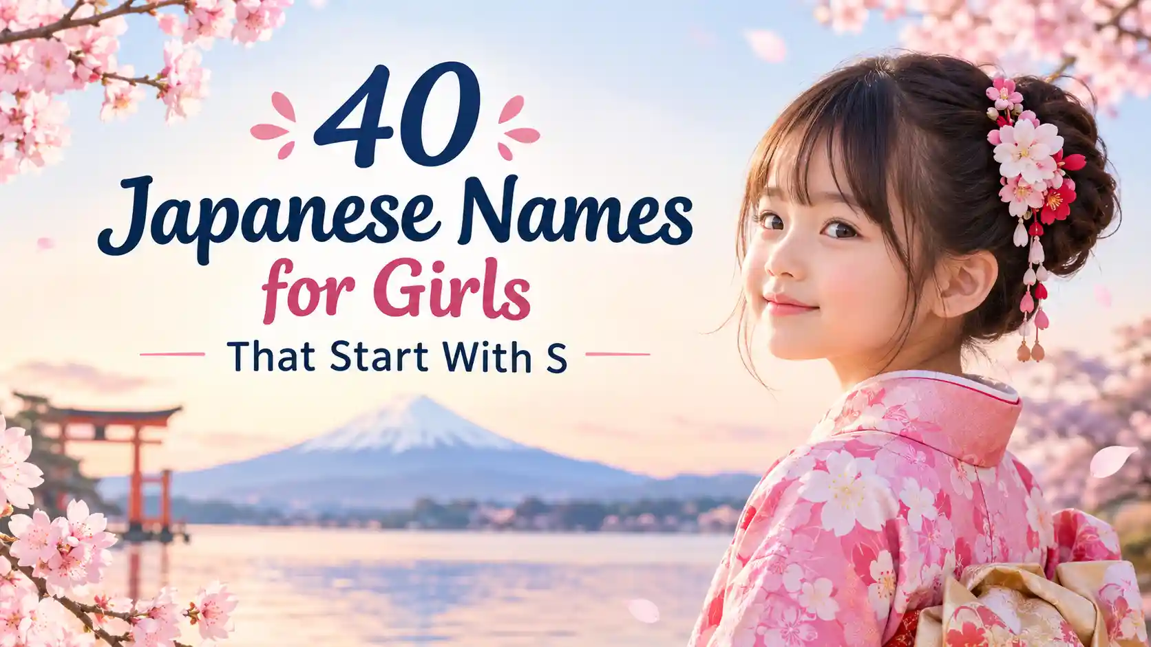 Japanese names for girls that start with s