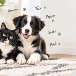 Names for black and white pets