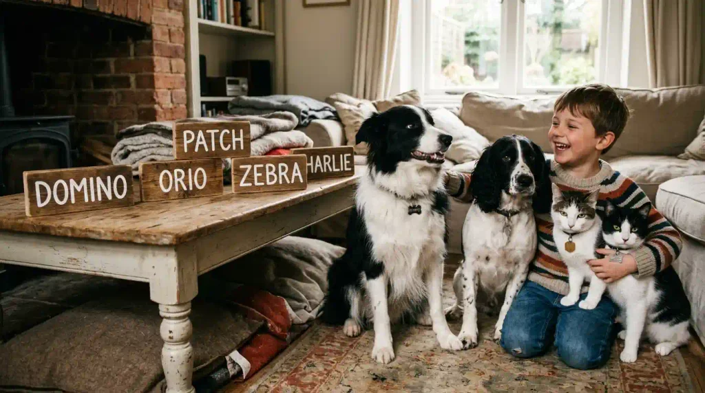 Names for Male Black and White Pets