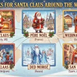 Names for santa around the world