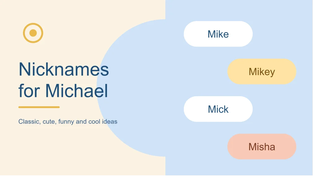 Nick names for michael