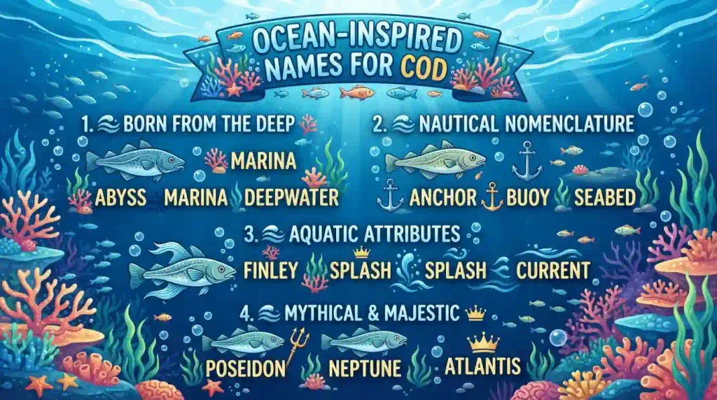 Ocean-Inspired Names for Cod
