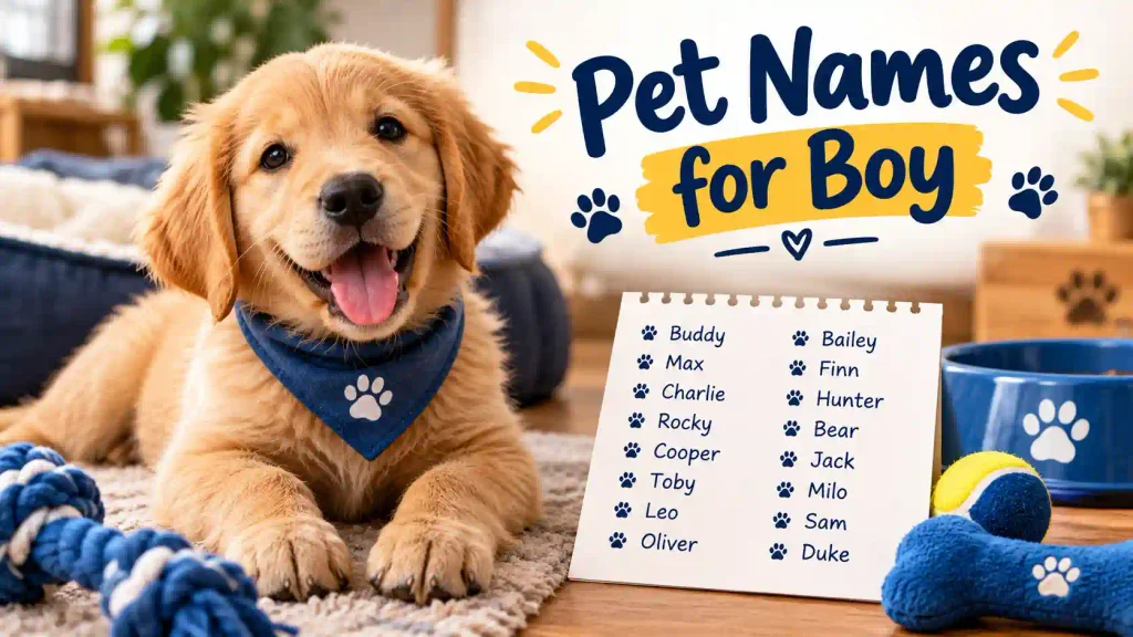 Pet names for boy