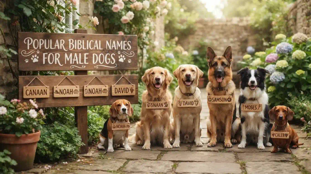 Popular Biblical Names for Male Dogs 