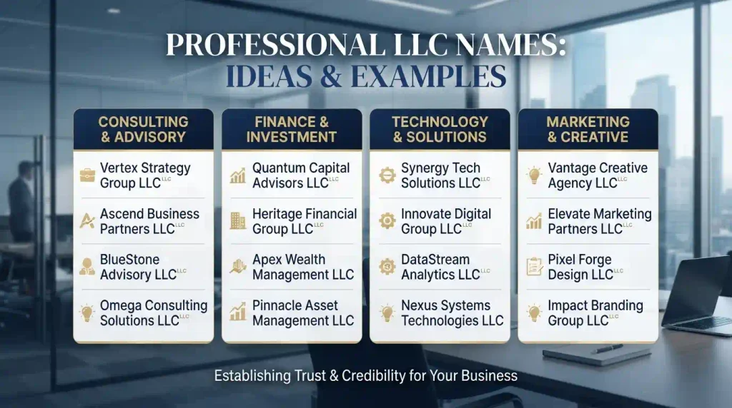 Professional LLC Names