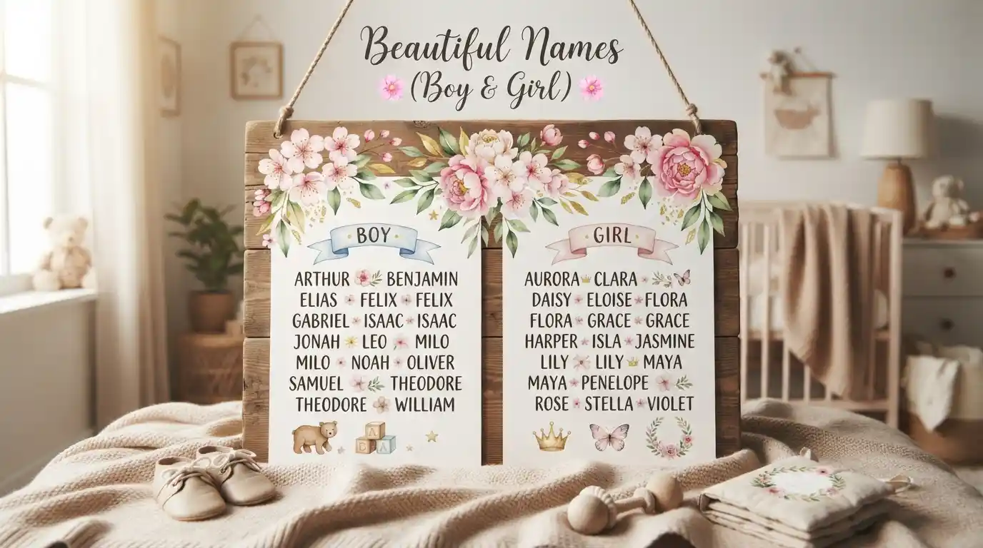 Beautiful Names for Boy and Girl 