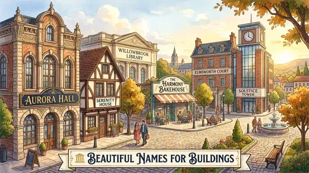 Beautiful Names for Buildings