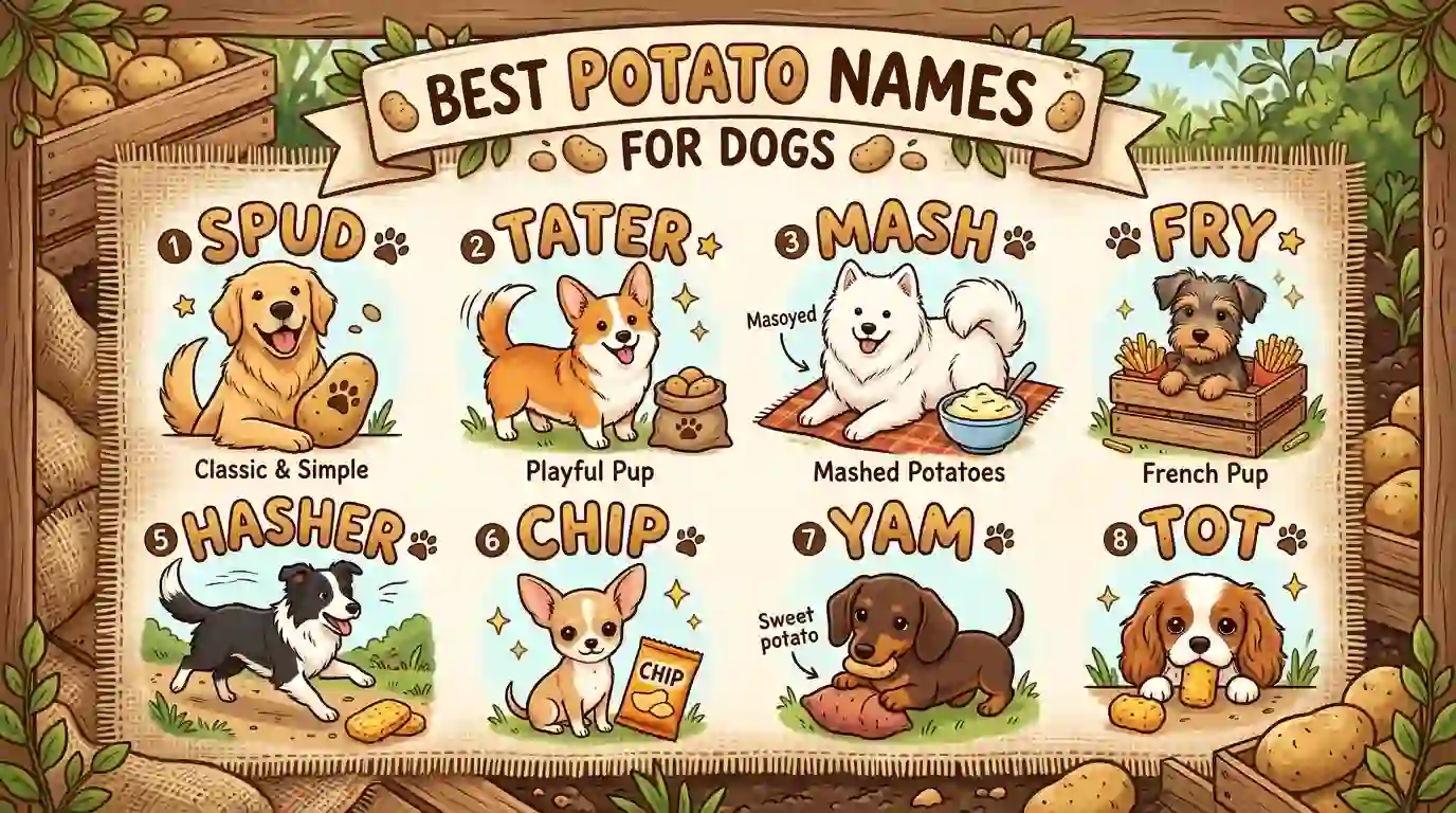 Best Potato Names for Dogs