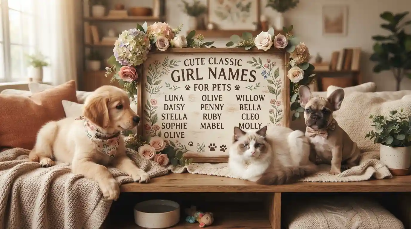 Cute Classic Girl Names for Pets 