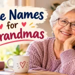 Cute names for grandmas