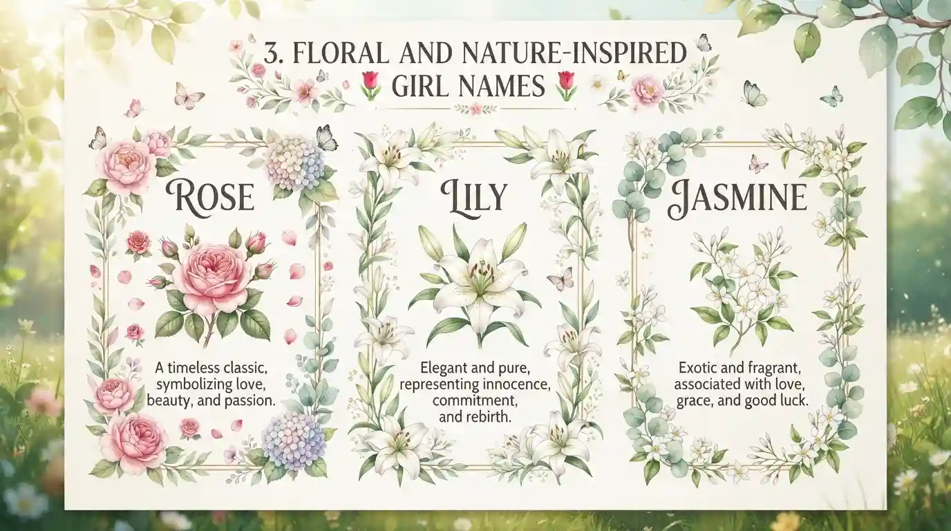 Floral and Nature-Inspired Girl Names 