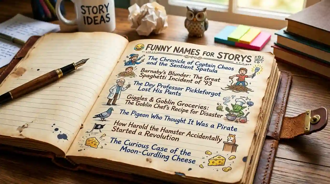 Funny Names for Storys