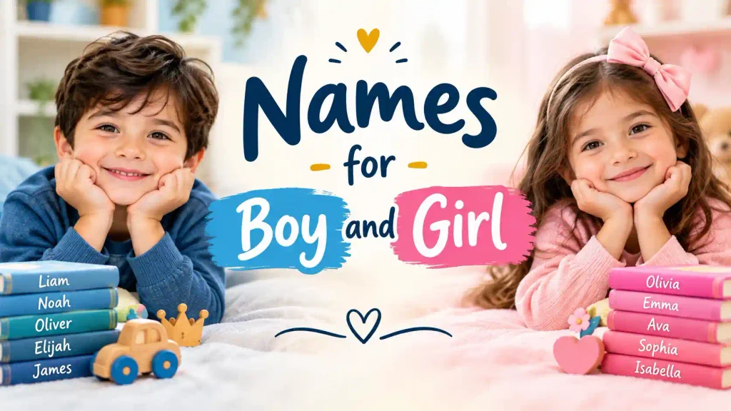 Names for boy and girl