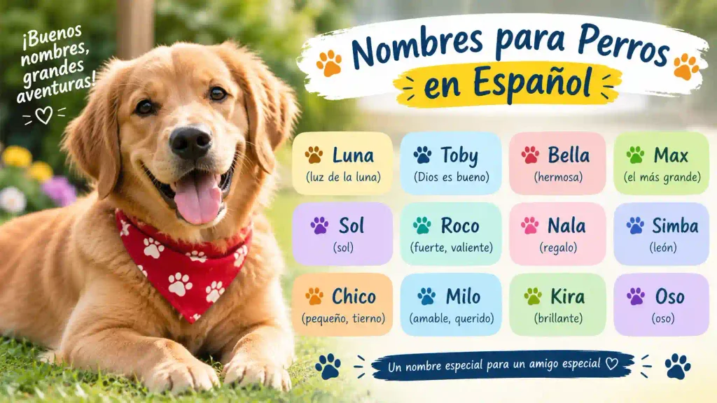Names for dogs in spanish