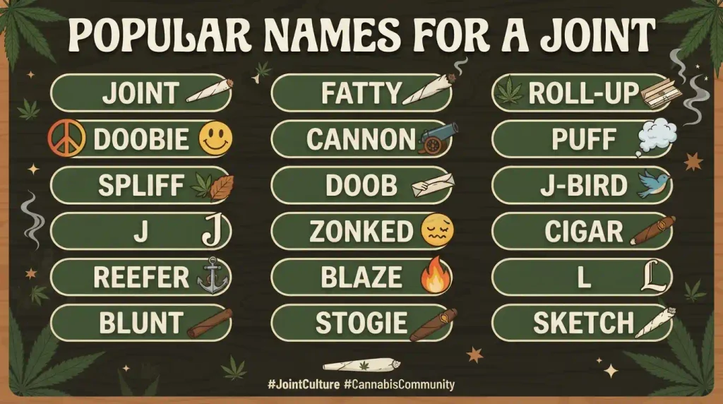 Popular Names for a Joint