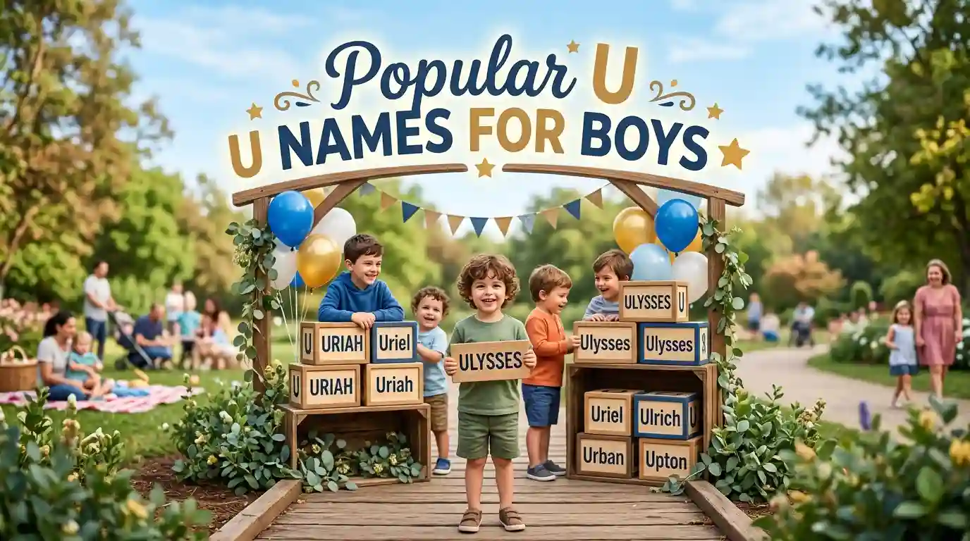 Popular U Names for Boys 🌟